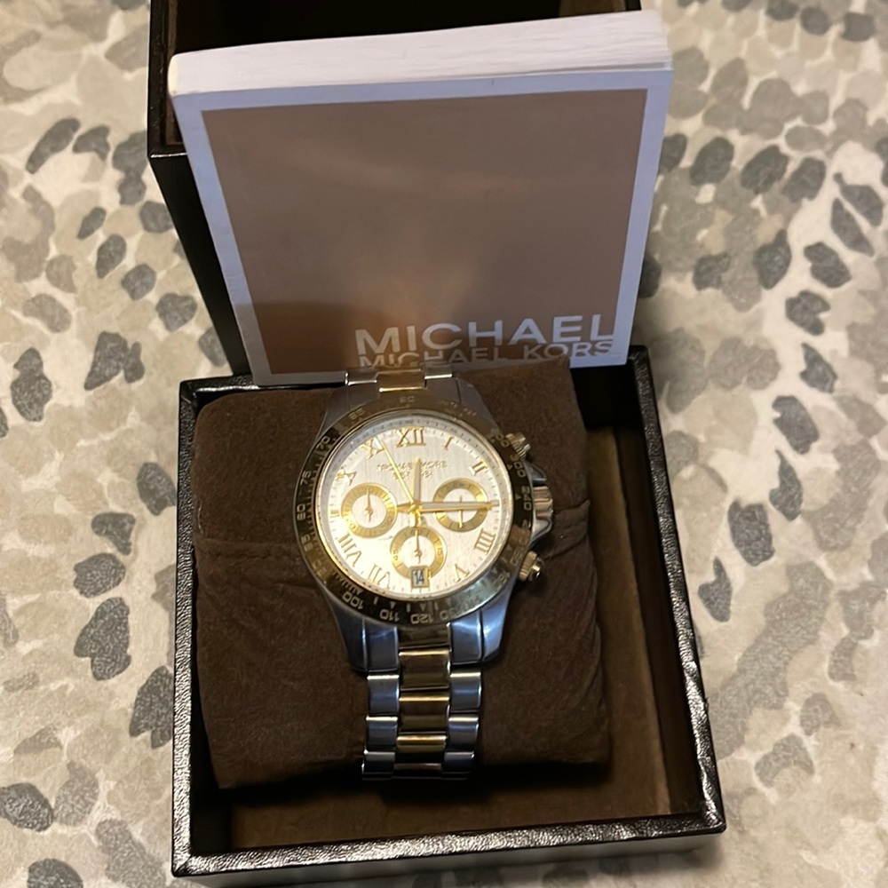 Michael Kors gold/silver watch
